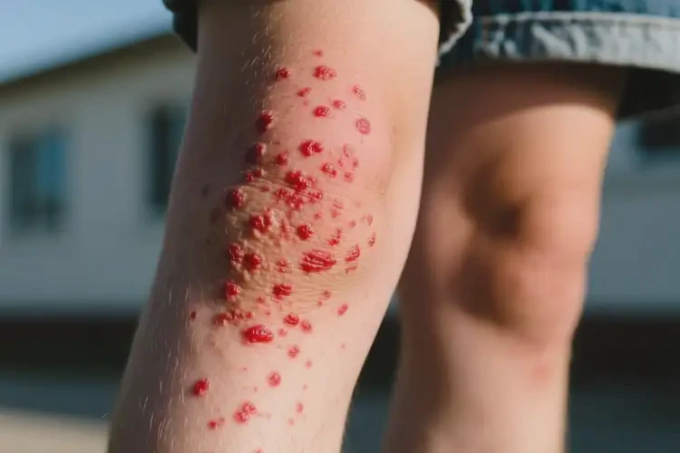 中學(xué)生大腿上出濕疹可以徹底自愈嗎(圖4)