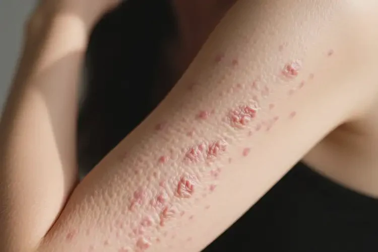 女人手臂有濕疹可以徹底自愈嗎(圖3)