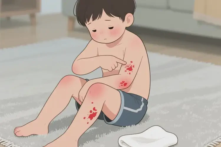 孩子四肢容易長濕疹不管它會自己好嗎(圖2)