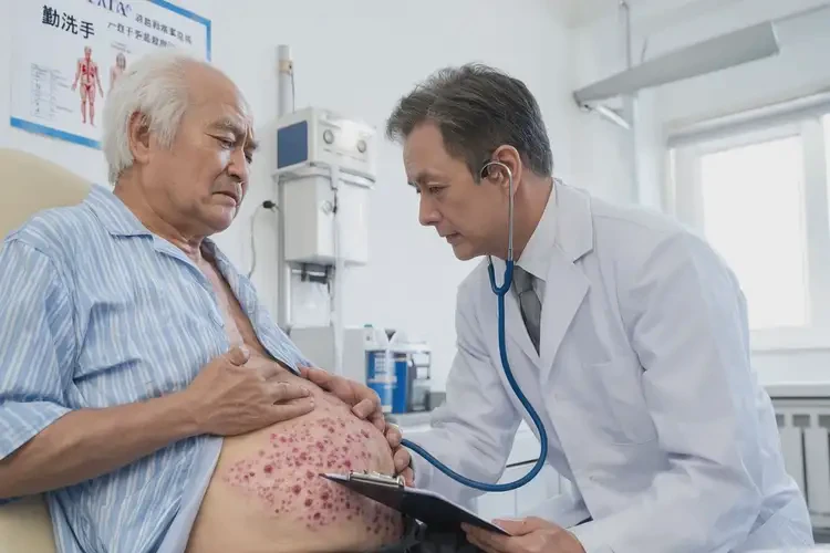 高齡老人肚子出現(xiàn)濕疹能夠徹底治愈嗎(圖2)