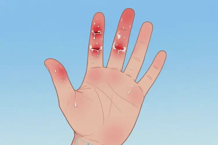 男生手上經(jīng)常起濕疹能靠自己自愈嗎(圖1)