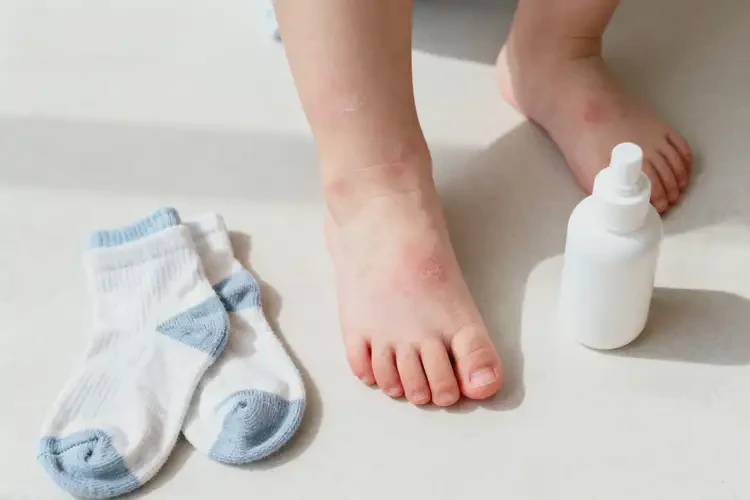 小孩脚上有湿疹能靠自己自愈吗(图2)