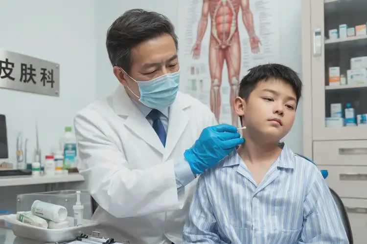 少兒脖子上經(jīng)常長濕疹不管它會自己好嗎(圖2)