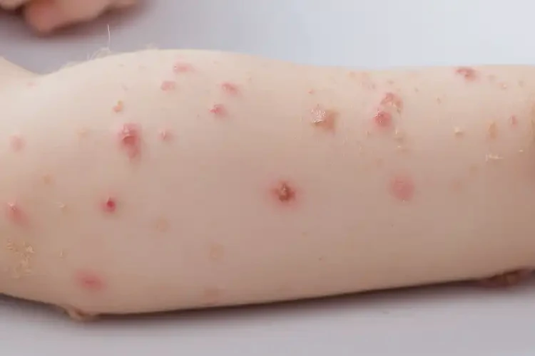 小兒四肢容易長濕疹不管它會(huì)自己自愈嗎(圖4)