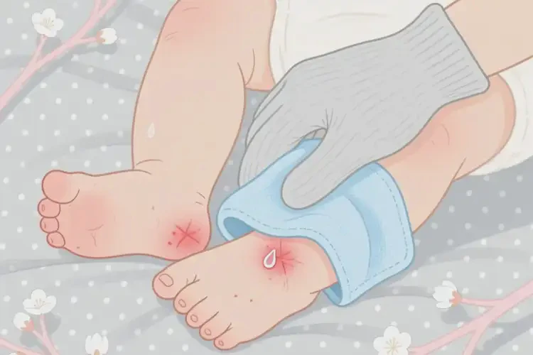 嬰幼兒腳上經(jīng)常起濕疹不管它會自己好嗎