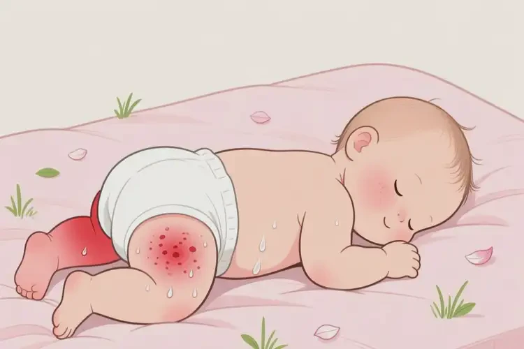 孩子屁股出濕疹不管它會自己痊愈嗎(圖3)