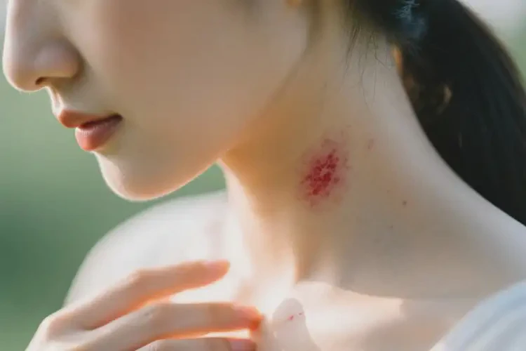 女人脖子偶爾起濕疹不管它會(huì)自己好嗎(圖2)