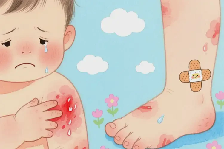 幼儿四肢长湿疹不管它会自己好吗(图2)