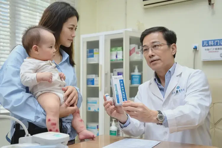 嬰兒小腿有濕疹能夠徹底治愈嗎(圖2)