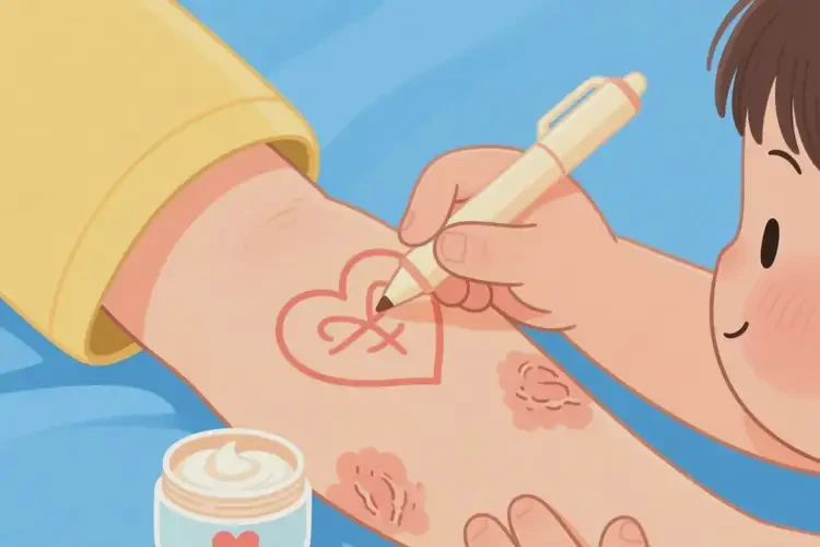 兒童手臂偶爾起濕疹能夠徹底治愈嗎(圖1)