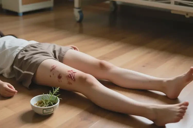 女生大腿上起濕疹可不可以徹底自愈(圖1)