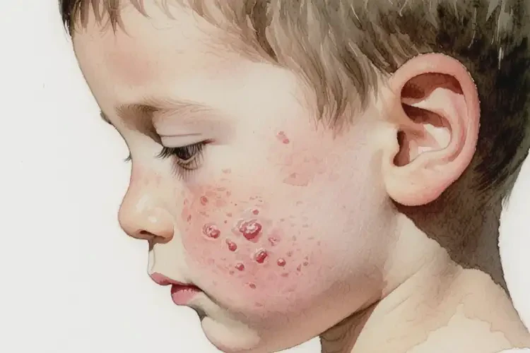 小孩面部長濕疹能靠自己自愈嗎(圖2)