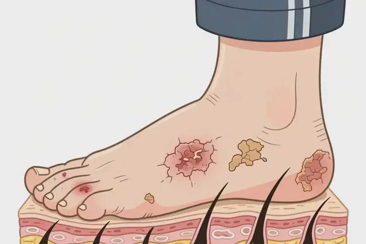 大學生腳上容易起濕疹能不能徹底自愈(圖3)