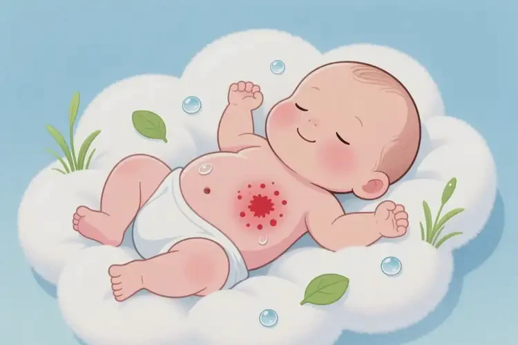新生兒肚子上容易長(zhǎng)濕疹能徹底自愈嗎(圖4)