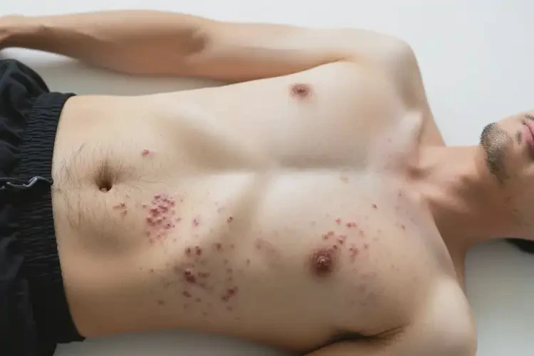 男生肚子上出現(xiàn)濕疹可以徹底自愈嗎(圖2)