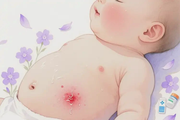 寶寶肚子上出濕疹能徹底自愈嗎(圖2)