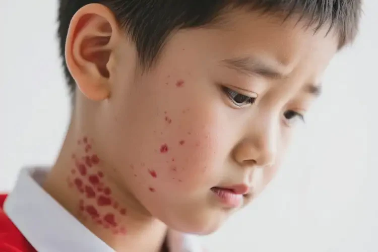 小學生脖子上出現(xiàn)濕疹不管它會自己好嗎(圖4)