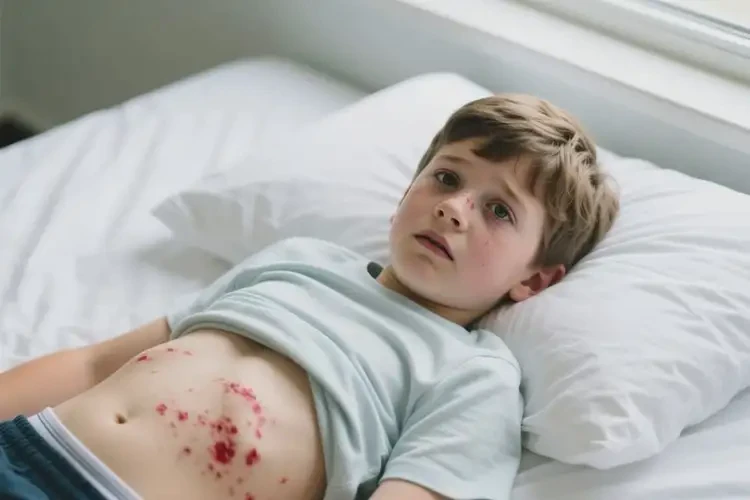 中學(xué)生肚子起濕疹不管它會自己好嗎(圖3)