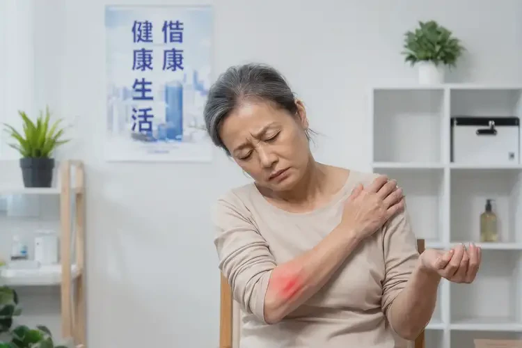 女生手臂上偶爾起濕疹不管它會(huì)自己自愈嗎(圖1)