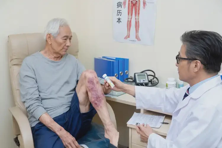 老年人小腿出现湿疹不管它会自己痊愈吗(图2)