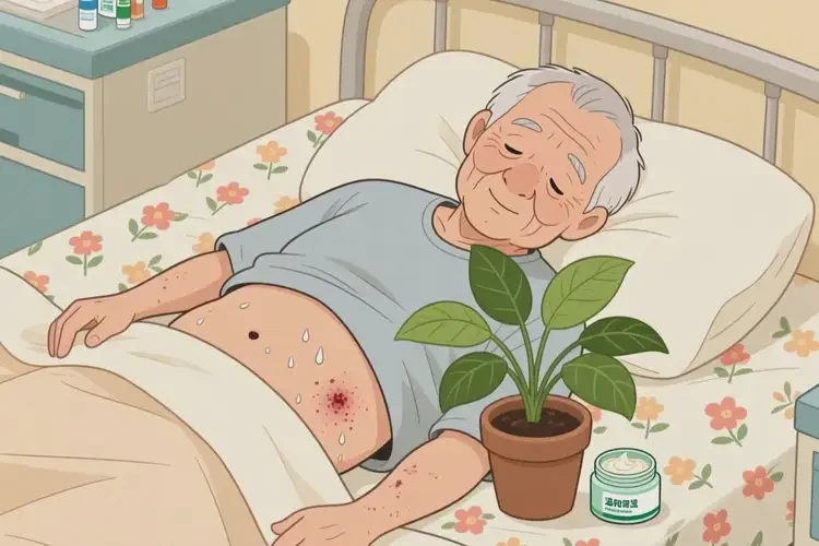 高齡老人肚子上偶爾起濕疹能徹底自愈嗎(圖3)