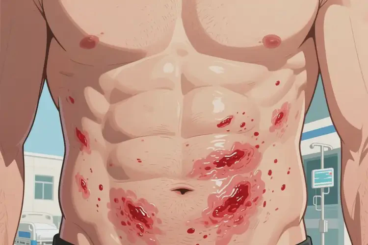 男人肚子上長濕疹可不可以徹底自愈(圖2)