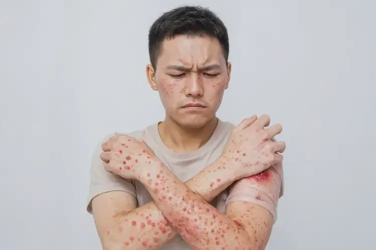 青年人身上容易起濕疹不管它會自己痊愈嗎(圖2)