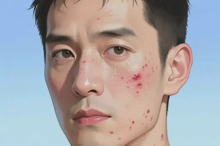 男性臉上經(jīng)常起濕疹不管它會(huì)自己好嗎(圖3)