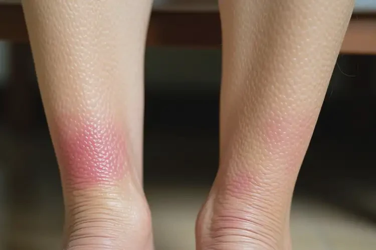 老人小腿上偶爾起濕疹不管它會(huì)自己自愈嗎(圖1)