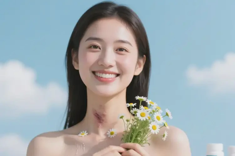 女生脖子容易長濕疹可以徹底自愈嗎(圖1)