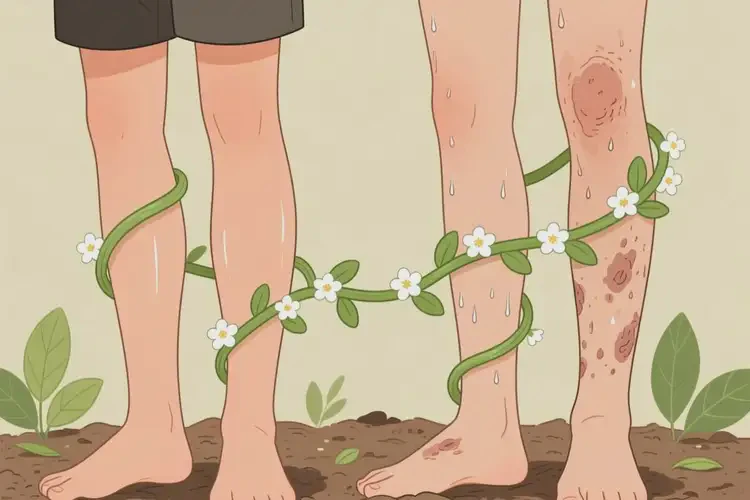 青年人四肢出現(xiàn)濕疹不管它會自己好嗎(圖3)