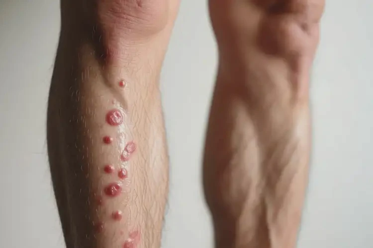 男性小腿起濕疹不管它會自己自愈嗎(圖4)