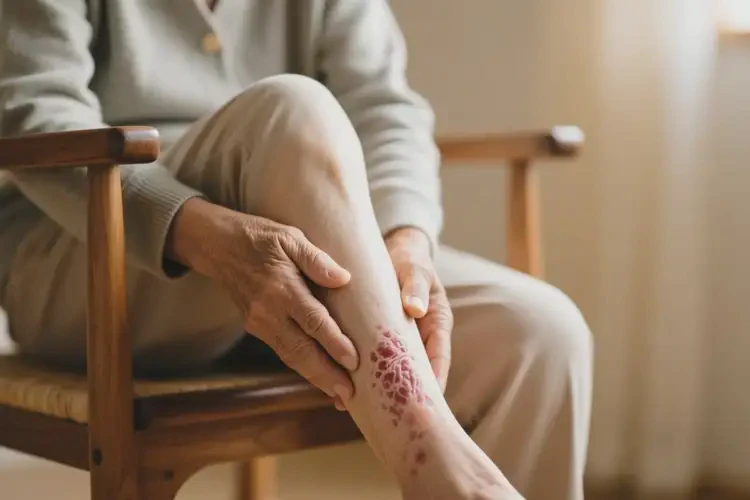 老年人小腿偶爾起濕疹不管它會自己好嗎(圖3)