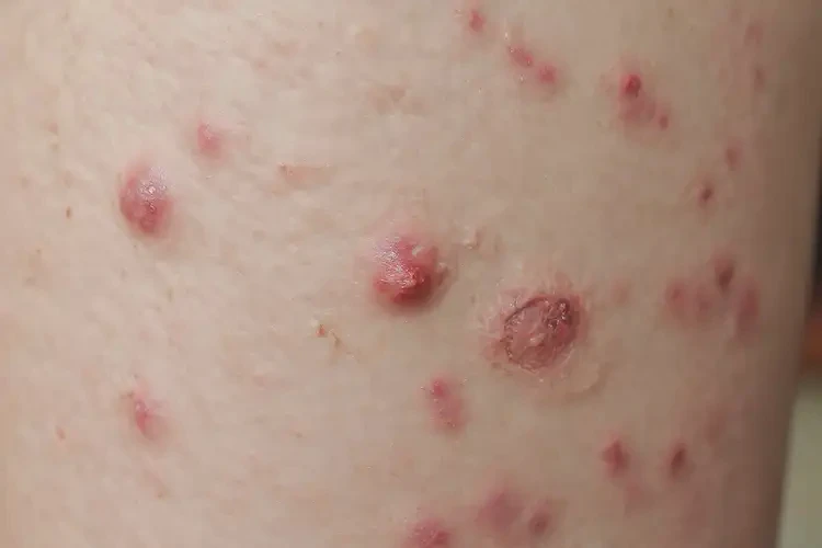 青少年大腿出現(xiàn)濕疹不管它會自己自愈嗎(圖4)