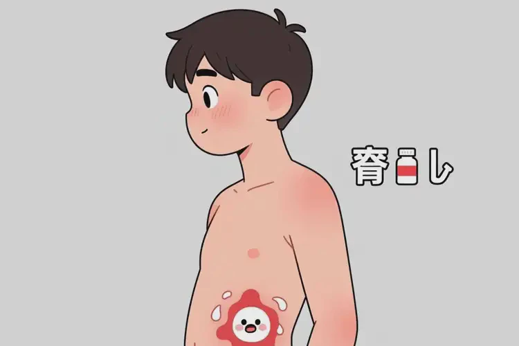 男生肚子上長濕疹能徹底自愈嗎(圖1)