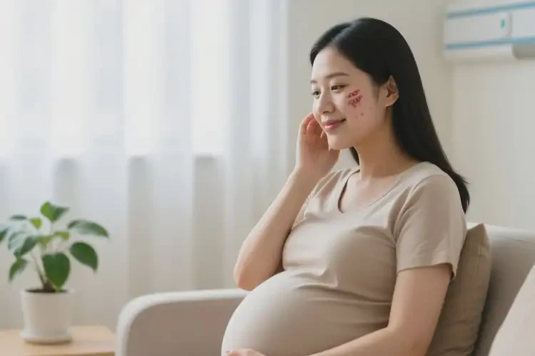 孕婦面部容易長濕疹不管它會(huì)自己痊愈嗎(圖2)