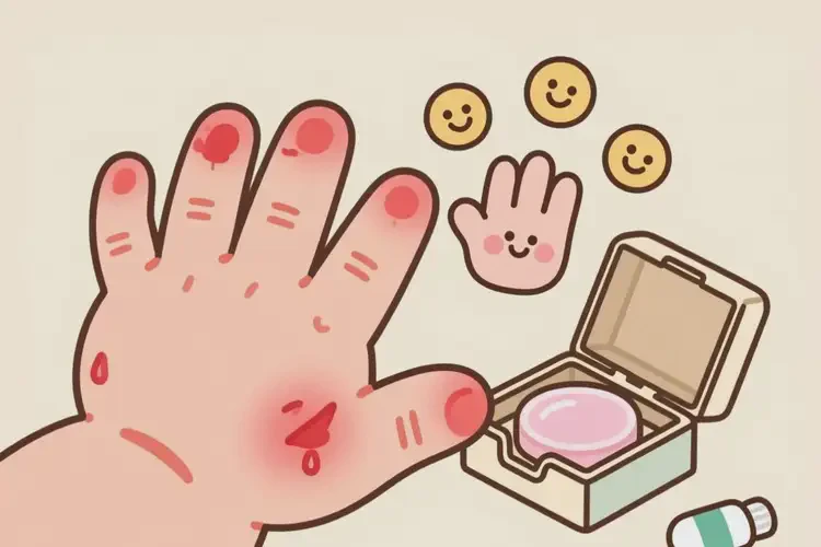 寶寶手上偶爾長濕疹能夠徹底治愈嗎(圖2)