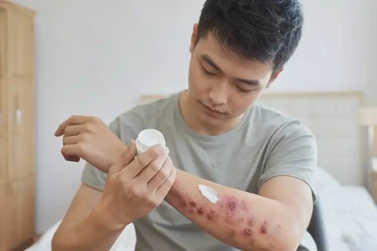 青年人四肢容易長濕疹可以徹底自愈嗎(圖2)