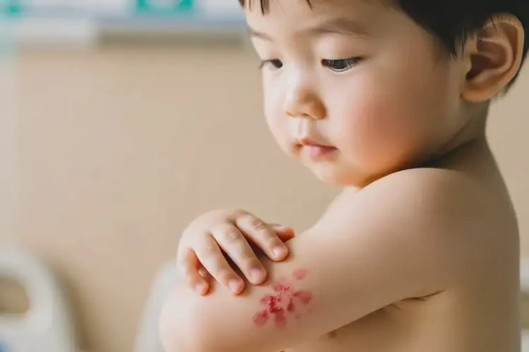 小孩手臂容易起濕疹不管它會自己自愈嗎(圖4)