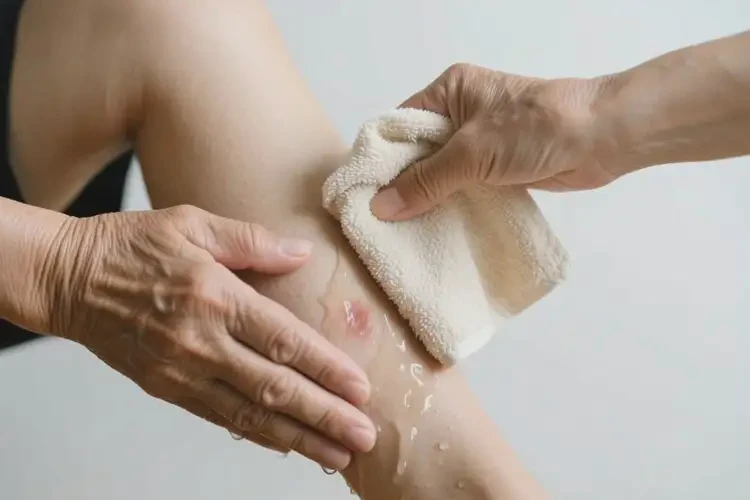 老年人小腿長(zhǎng)濕疹可以徹底自愈嗎(圖3)