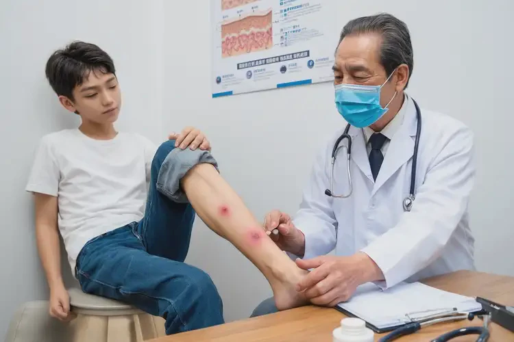 大学生小腿容易长湿疹不管它会自己自愈吗(图3)