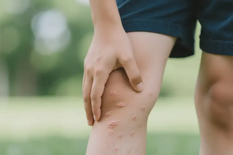 中學(xué)生大腿上出濕疹可以徹底自愈嗎(圖1)