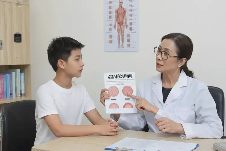 青少年全身容易起濕疹能徹底自愈嗎(圖1)