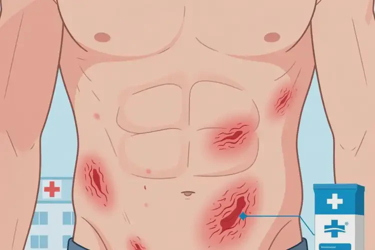 男性肚子起濕疹可不可以徹底自愈(圖4)