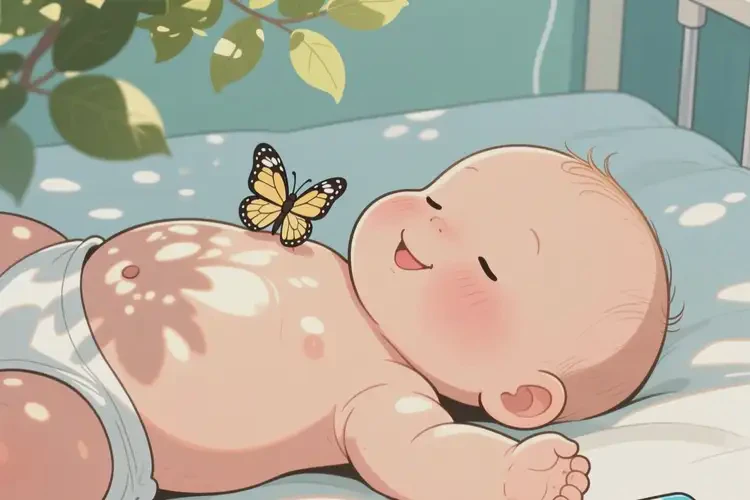 寶寶肚子上出濕疹能徹底自愈嗎(圖1)