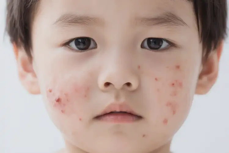 兒童面部偶爾起濕疹不管它會自己痊愈嗎(圖4)