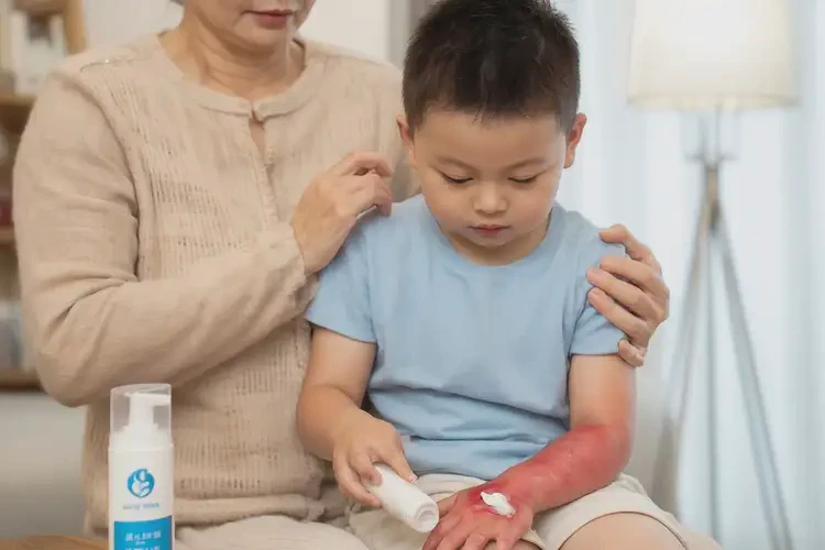 少兒全身起濕疹不管它會自己痊愈嗎(圖3)