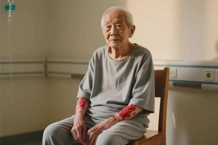 老人全身長(zhǎng)濕疹可以徹底自愈嗎(圖4)