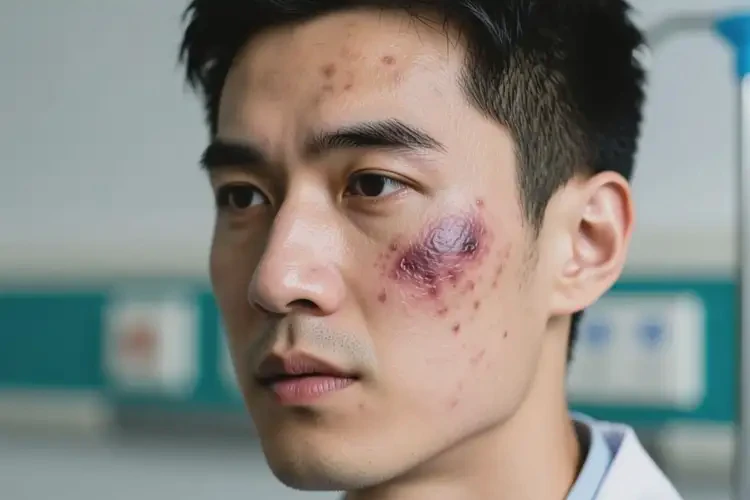 男人臉上偶爾長(zhǎng)濕疹能不能徹底自愈(圖3)