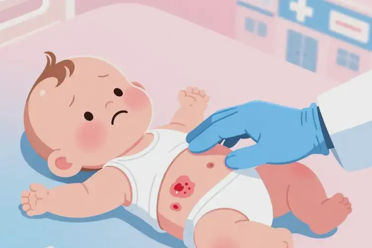 小兒肚子上容易起濕疹不管它會(huì)自己好嗎(圖4)